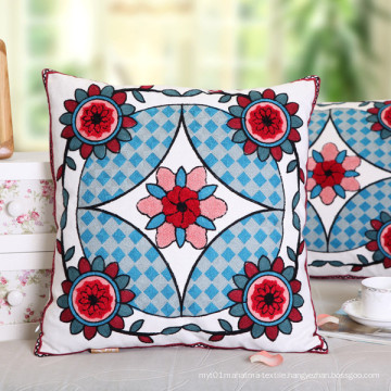 Jacquard Flower Fleece Cushions Cover